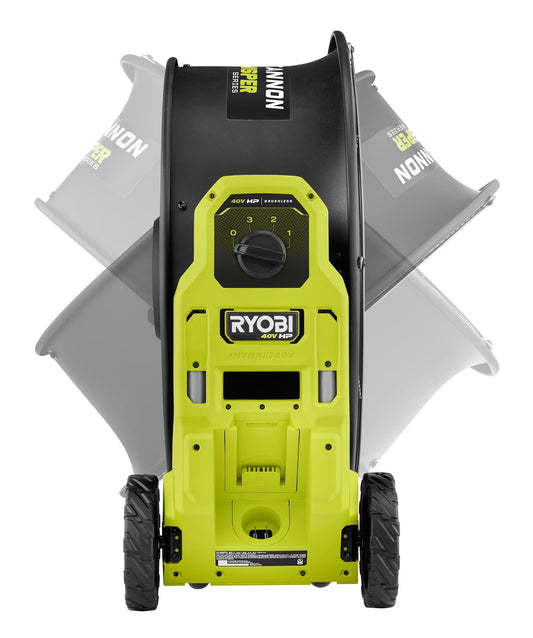 40V HP Brushless Hybrid High - Performance 20 Inch Air Cannon with 180° Pivoting Head